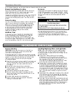 Preview for 5 page of Amana AMV6502RES User Manual