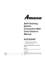 Preview for 1 page of Amana AOCS3040 Series Owner'S Manual