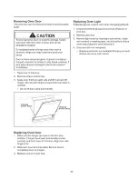 Preview for 35 page of Amana AOCS3040 Series Owner'S Manual