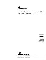 Amana AOR27DE Use & Care Manual preview