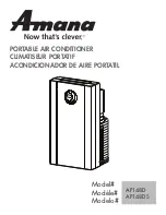 Preview for 1 page of Amana AP148D User Manual