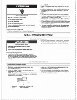 Preview for 5 page of Amana APN14J Use & Care Manual