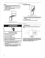 Preview for 4 page of Amana APN14K Use & Care Manual