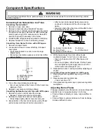 Предварительный просмотр 4 страницы Amana ARG7303 Technical Information