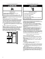 Предварительный просмотр 4 страницы Amana ART104TFDW User Instructions