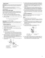 Предварительный просмотр 5 страницы Amana ART106TFDB00 User Instructions