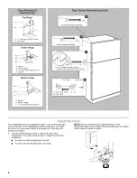 Предварительный просмотр 8 страницы Amana ART106TFDB00 User Instructions