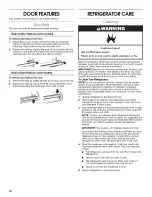 Предварительный просмотр 12 страницы Amana ART106TFDB00 User Instructions