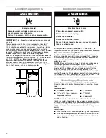 Preview for 4 page of Amana ART308FFD User Instructions