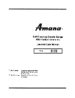 Amana ART6000 Use & Care Manual preview