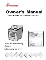 Amana ARTC7021 Owner'S Manual предпросмотр