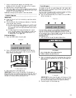 Preview for 11 page of Amana ASD2275BR User Instructions