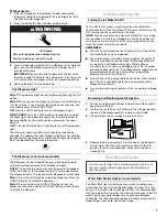 Предварительный просмотр 7 страницы Amana ASD2522VR User Instructions