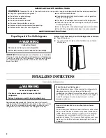 Предварительный просмотр 2 страницы Amana ASD2522WRB User Instructions