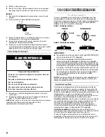 Предварительный просмотр 22 страницы Amana ASD2522WRB User Instructions