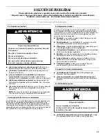 Предварительный просмотр 27 страницы Amana ASD2522WRB User Instructions