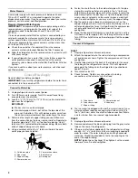 Preview for 4 page of Amana ASD2522WRB01 Owner'S Manual