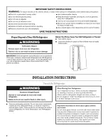 Предварительный просмотр 2 страницы Amana ASD2524VEB00 User Instructions