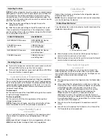 Preview for 6 page of Amana ASD2524VES User Instructions