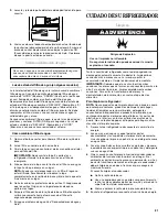 Preview for 21 page of Amana ASD2524VES User Instructions