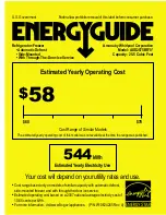 Предварительный просмотр 1 страницы Amana ASD2575BR Energy Manual