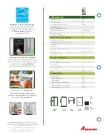 Preview for 2 page of Amana ASD2575BR Specifications