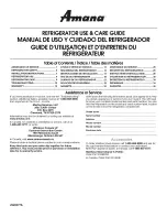 Предварительный просмотр 1 страницы Amana ATB1932MRB00 Use & Care Manual