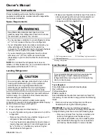 Preview for 6 page of Amana ATX 518 VW Service Manual