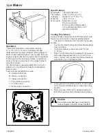 Предварительный просмотр 20 страницы Amana B136CAL1 Technical Information