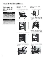 Preview for 8 page of Amana Bottom Freezer Refrigerator Owner'S Manual