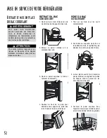 Preview for 52 page of Amana Bottom Freezer Refrigerator Owner'S Manual