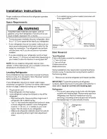 Preview for 4 page of Amana BX22S5E Owner'S Manual