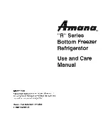 Amana BZ20R Use & Care Manual preview