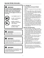 Preview for 3 page of Amana cards801 Owner'S Manual