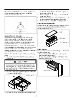 Предварительный просмотр 8 страницы Amana Compact Refrigerator Freezer Owner'S Manual