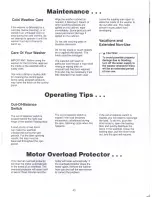 Preview for 4 page of Amana CW3303 Use And Care Manual