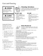 Preview for 6 page of Amana Deepfreeze Chest Freezers Owner'S Manual