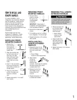 Предварительный просмотр 5 страницы Amana Distinction DRS2600BW Owner'S Manual