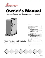 Amana Distinctions Series Owner'S Manual предпросмотр