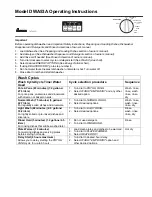 Preview for 1 page of Amana DWA53A Operating Instructions