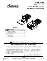 Amana EDK Series Installation Instructions preview