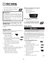 Preview for 11 page of Amana Electronic Range Use And Care Manual