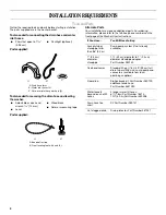 Предварительный просмотр 2 страницы Amana ETW4100SQ - Estate - 2.5 Cu. Ft. Capacity Washer Installation Instructions Manual