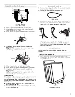 Предварительный просмотр 7 страницы Amana ETW4100SQ - Estate - 2.5 Cu. Ft. Capacity Washer Installation Instructions Manual