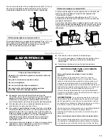 Предварительный просмотр 11 страницы Amana ETW4100SQ - Estate - 2.5 Cu. Ft. Capacity Washer Installation Instructions Manual