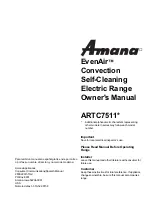 Preview for 1 page of Amana EvenAir ARTC7511 Series Owner'S Manual