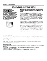 Preview for 6 page of Amana FE116T Use & Care Manual