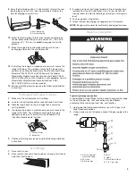 Предварительный просмотр 9 страницы Amana FREESTANDING GAS RANGE Installation Instructions Manual