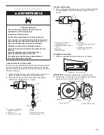 Предварительный просмотр 25 страницы Amana FREESTANDING GAS RANGE Installation Instructions Manual