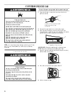 Предварительный просмотр 28 страницы Amana FREESTANDING GAS RANGE Installation Instructions Manual